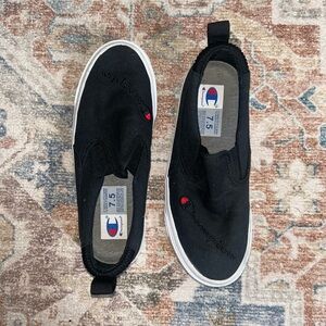 Champion Black Slip-On Shoes